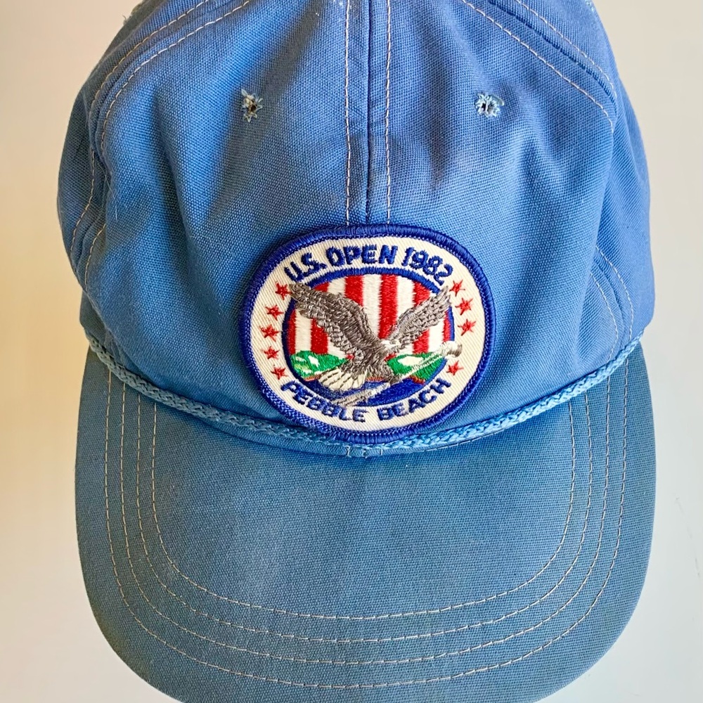 Vintage 1982 U.S. Open Pebble Beach cap baseball hat 80s